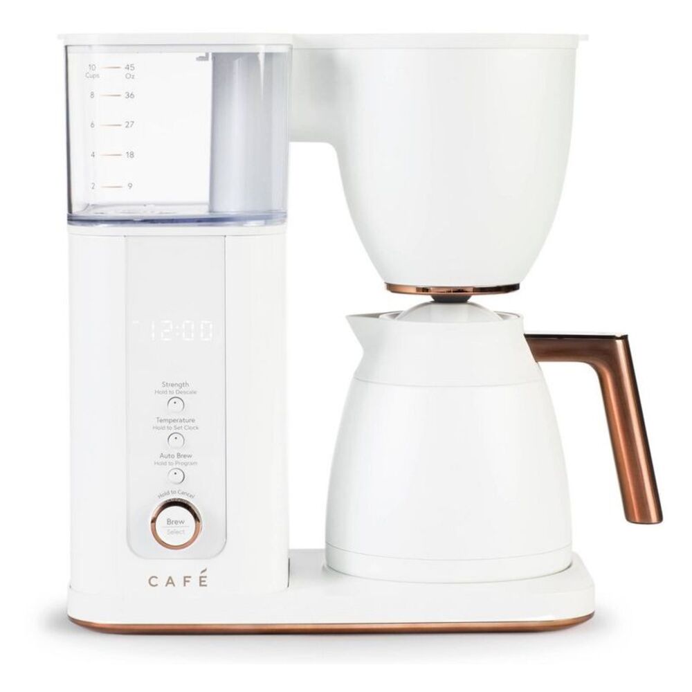CAFE Specialty Drip Coffee Maker with Thermal Carafe - Matte White